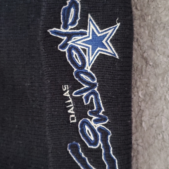 DALLAS COWBOYS VINTAGE 100% ACRYLIC BEANIE - Picture 2 of 8